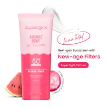 Aqualogica Radiance+ Dewy Sunscreen with Watermelon & Niacinamide SPF 50 & PA++++