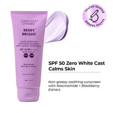 Conscious Chemist 100% Mineral Sunscreen SPF 50 PA++++