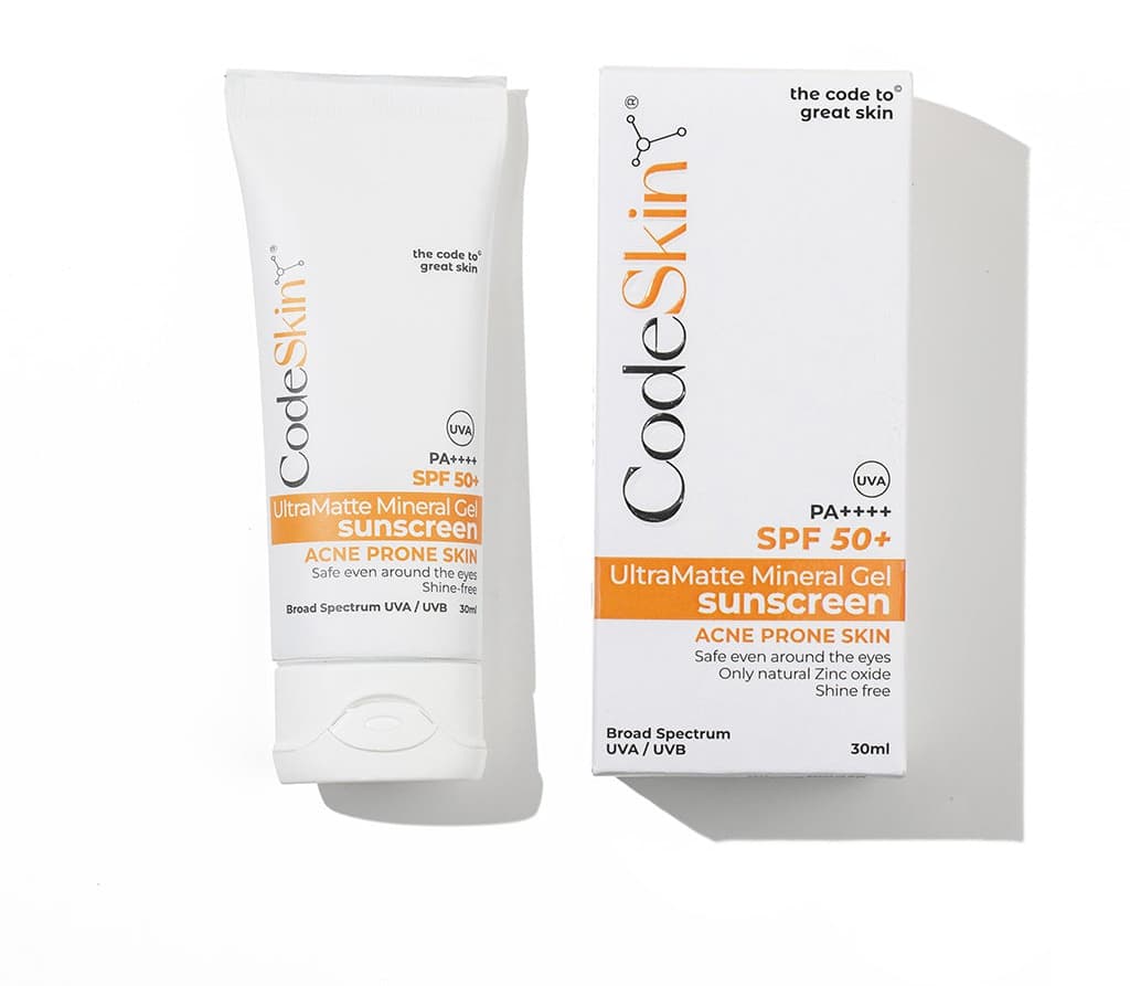 CodeSkin Ultramatte Mineral Gel Sunscreen