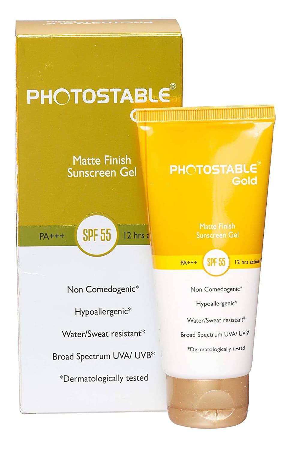 Sun Pharma Laboratories Ltd Photostable Gold Matte Finish Sunscreen Gel