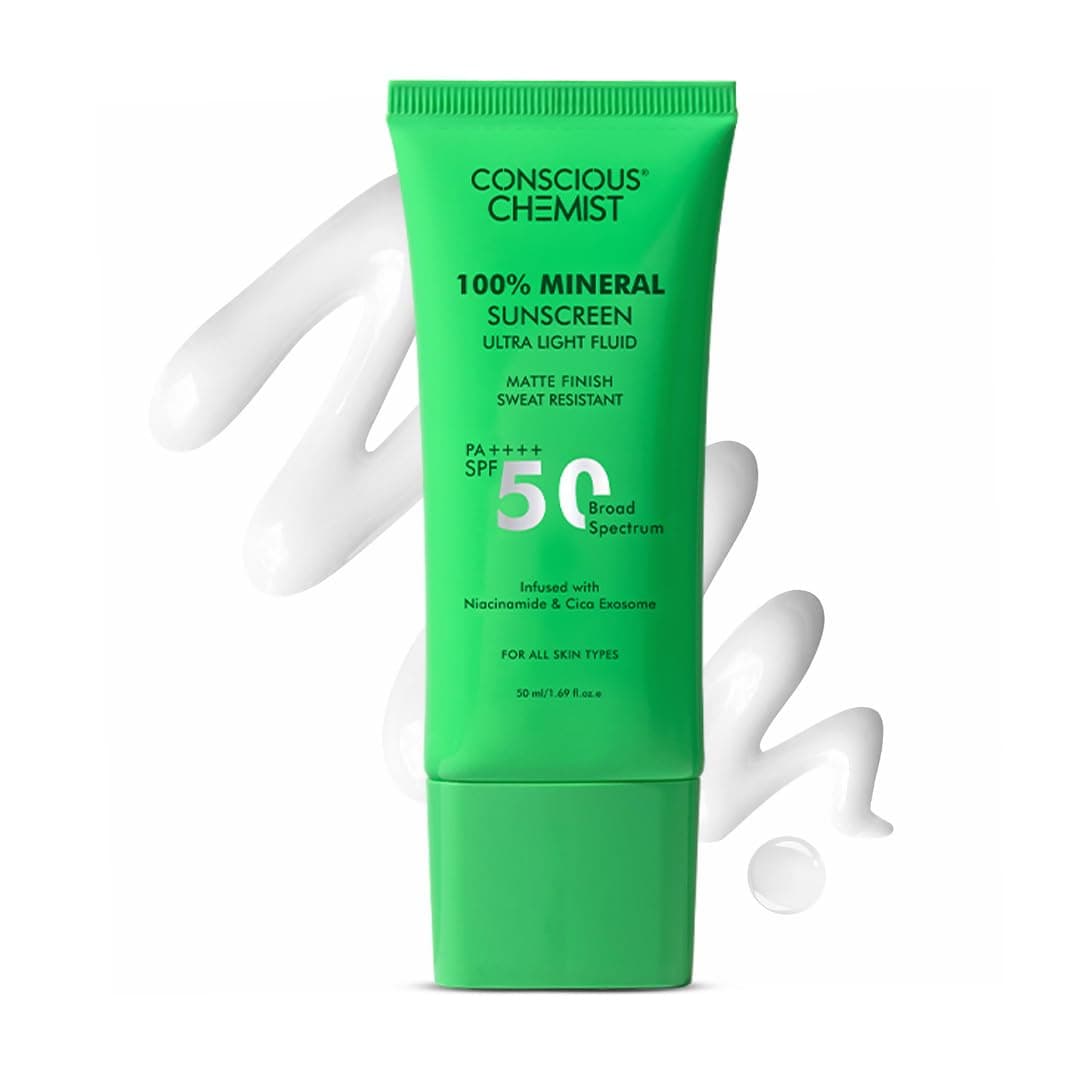 100% Mineral Sunscreen Ultra Light Fluid SPF 50 PA++++