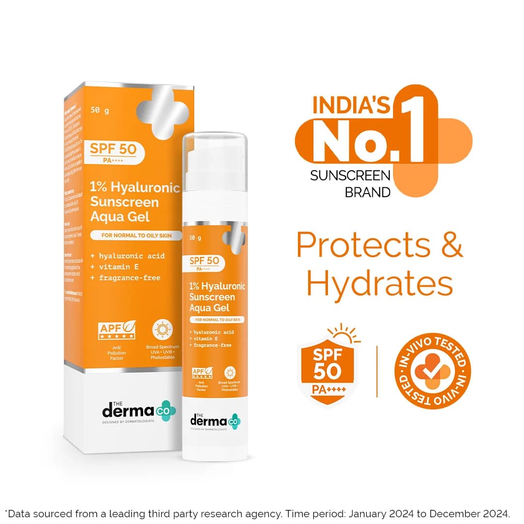 1% Hyaluronic Sunscreen Aqua Gel SPF 50 PA++++